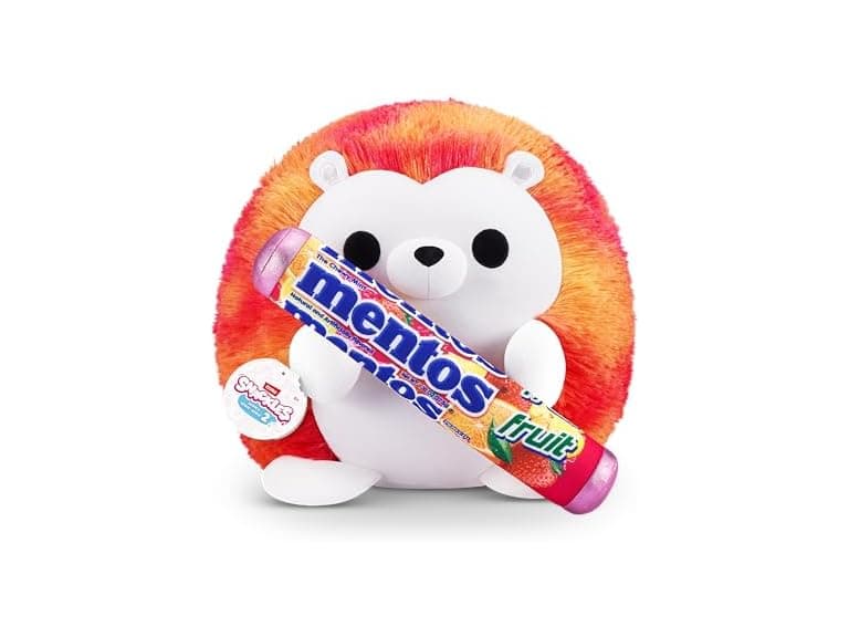 ZURU Snackles Series 2 Hedgehog & Mentos 16" Plush - Image 1