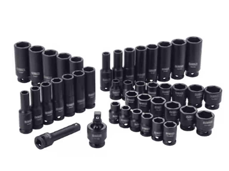 DEWALT DWMT45443 42pc 3/8in dr metric impact sockets