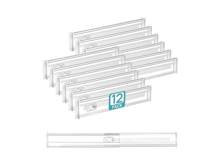 Vtopmart 2.36" Short Upgrade Drawer Dividers 12.8"-22.3"