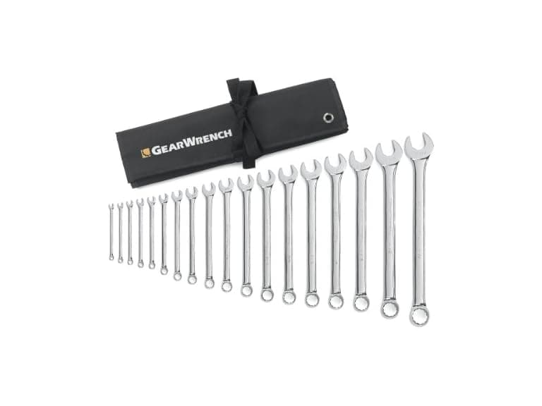 Gearwrench 81917 18 Pc 12pt. Wrench Set, Long Pattern, SAE - Image 1