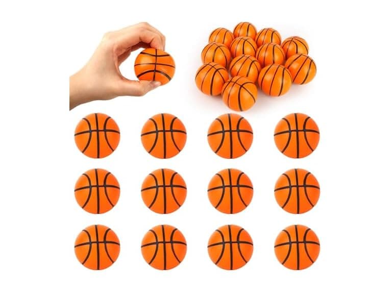 40 Pack Basketball Stress Balls - Image 1