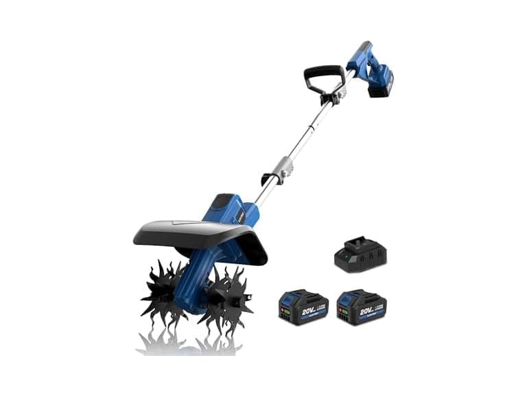LUXTER Cordless Tiller 300RPM 2x4Ah