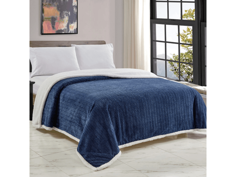 Jacquard Micro Plush Braided Blanket - Image 1