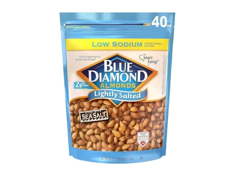 Blue Diamond Almonds Low Sodium Lightly Salted Nut