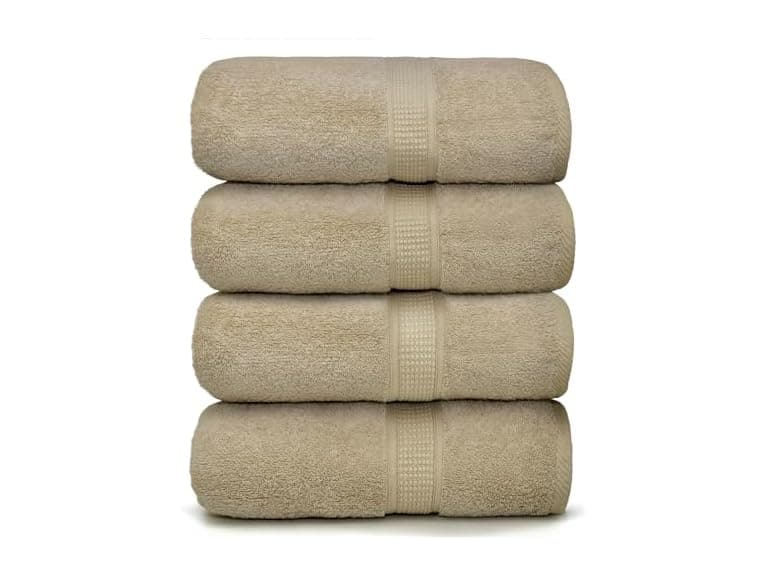 Ariv 4PK Oversized Bath Towels - Image 1
