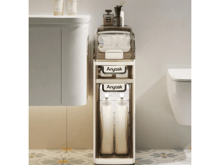 Anyask 3 Tier Bathroom Storage Cabinet - Image 1