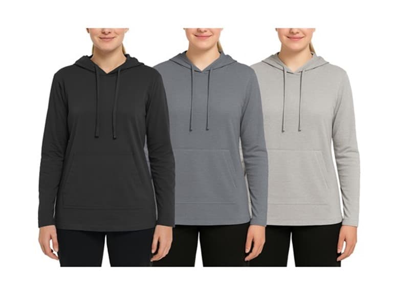3Pk Womens Lightweight Lounge Hoodie - Image 1