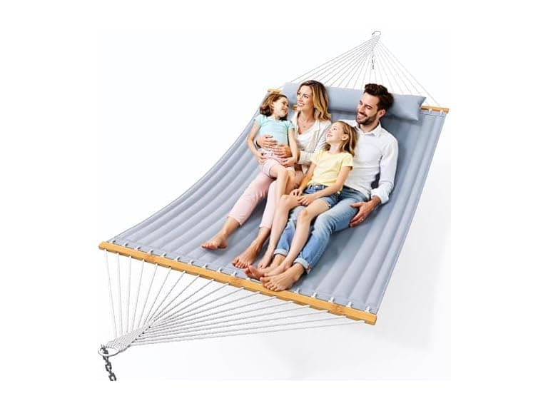 Everyfun Double Hammock with Spreader Bar - Image 1