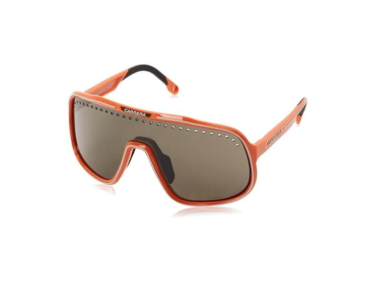 Carrera Unisex Shield Sunglasses Orange - Image 1