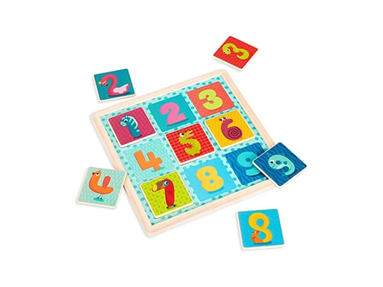 B. toys Count n' Doodle Magnetic Number Puzzle - Image 1