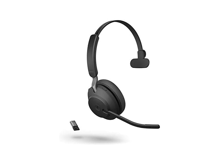 Jabra Evolve2 65 HS+Stand MS Mono Black - Image 1