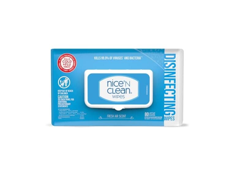 Nice N Clean Disinfecting Wipes 80ct - Image 1