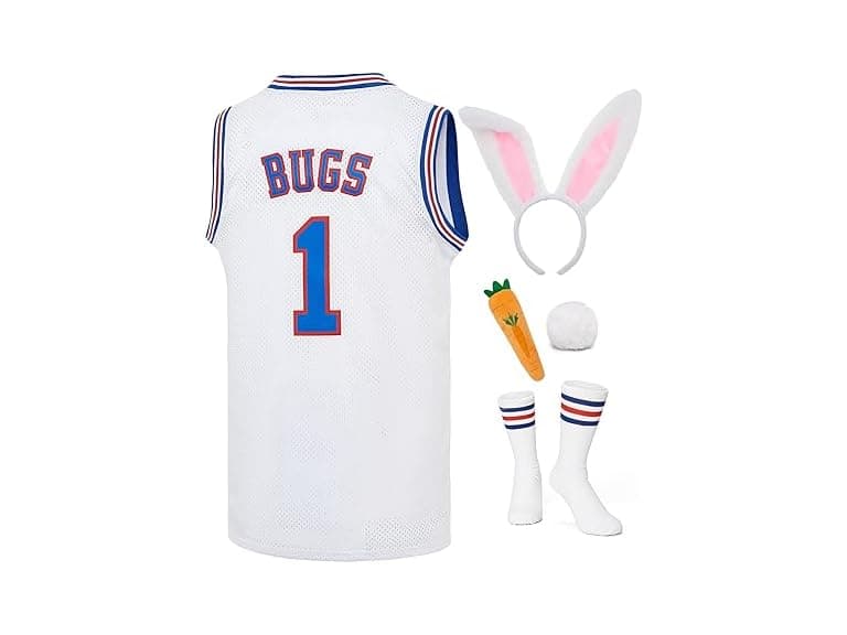 GUCILV Kids' (L) Bugs #1 Lola #10 Bunny Basketball - Image 1