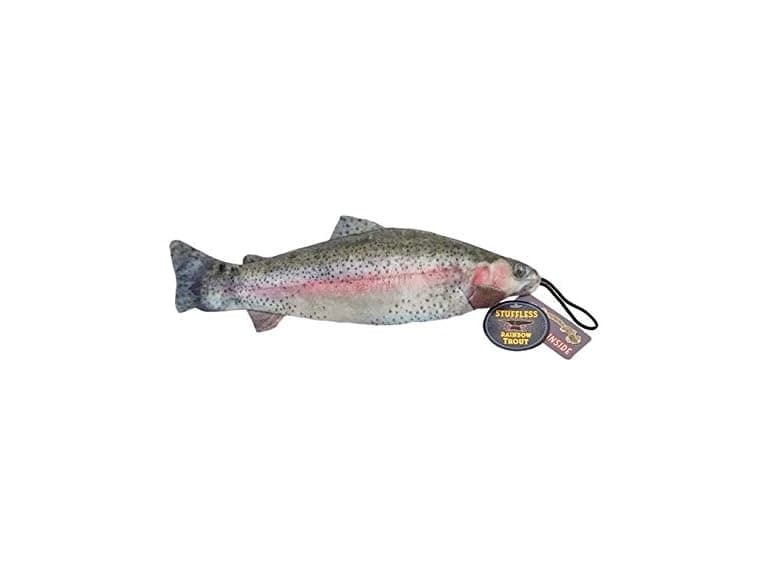 Steel Dog Denim Rainbow Trout Squeaker Dog Pull - Image 1