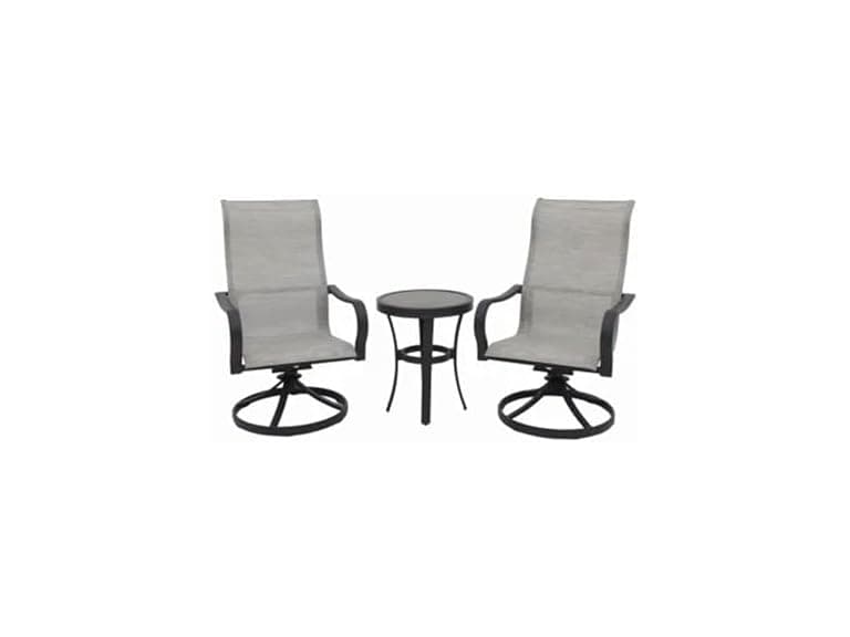Four Seasons Courtyard Palermo 3 Piece Aluminum Bistro Set - Image 1