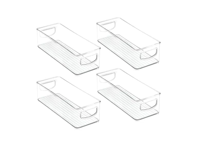 mDesign Plastic Bathroom Storage Container Bins w - Image 1