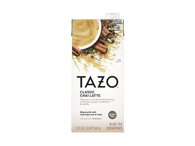TAZO Classic Chai Latte, Black Tea Concentrate, 32 oz. - Image 1