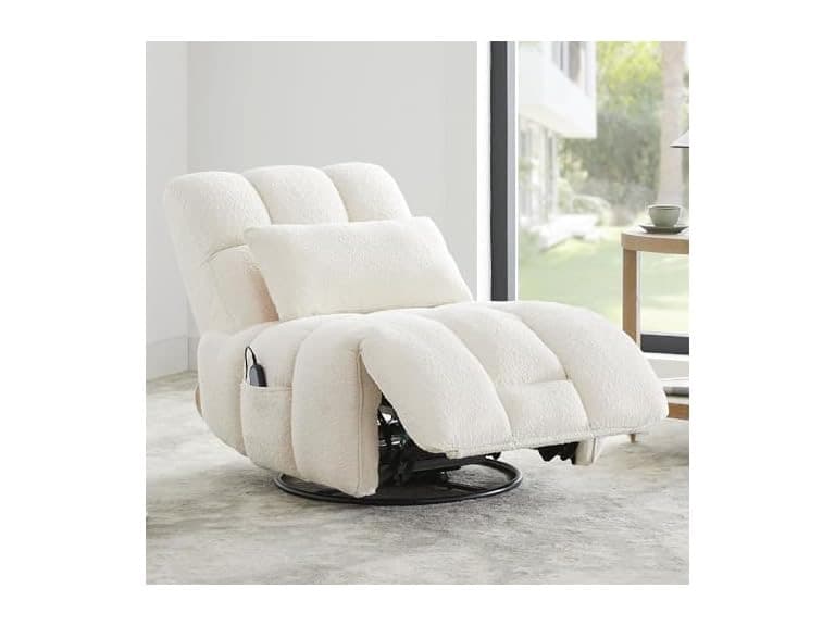 Watson & Whitely Power Recliner Cream - Image 1