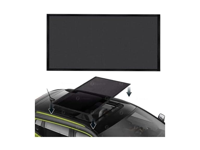 Zone Tech SS0022 Car Mesh Sun Roof Magnetic Shade - Image 1