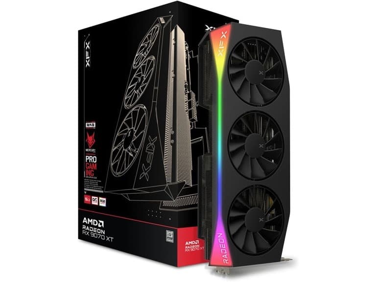 XFX Mercury AMD Radeon RX 9070XT OC 16GB - Image 1
