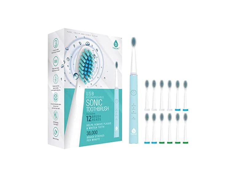 Pursonic Sonic Toothbrush USB Green - Image 1