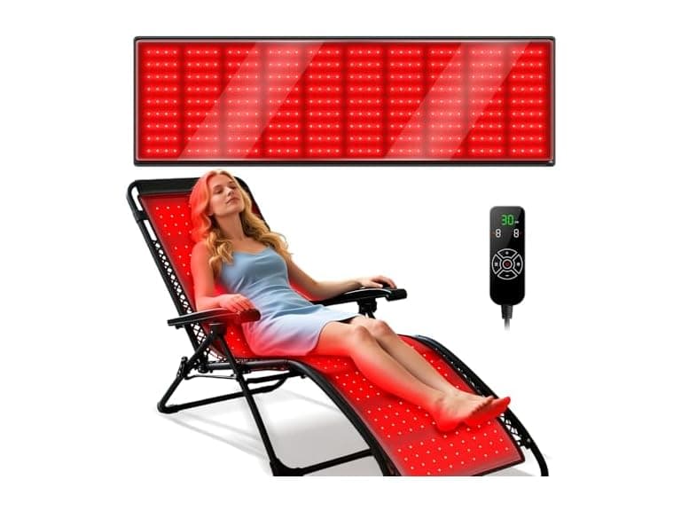 Viconor Red Light Therapy Mat with Lounge Chair - Image 1