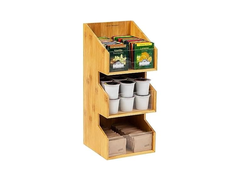 Mind Reader Coffee Condiment Station, Brown - Image 1