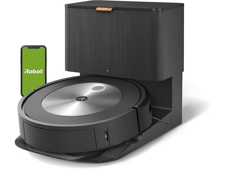 iRobot Roomba j7+ Robot Vacuum w Base - Image 1