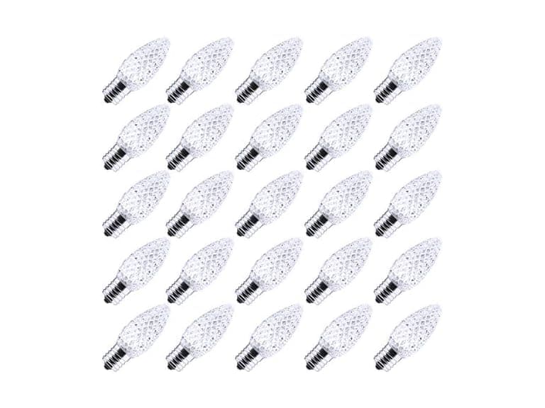 Brightown 100 Pack C9 LED Replacement Christmas Light Bulbs - Image 1