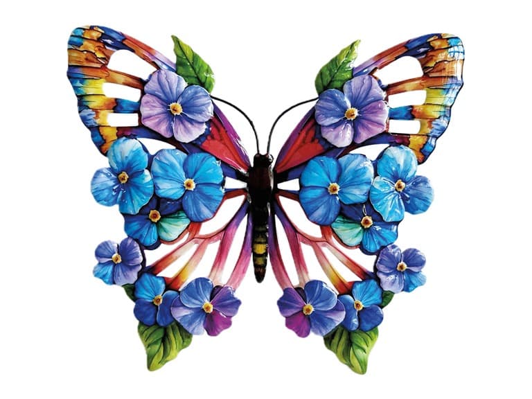 Iron 8" Butterfly Plaque - Image 1