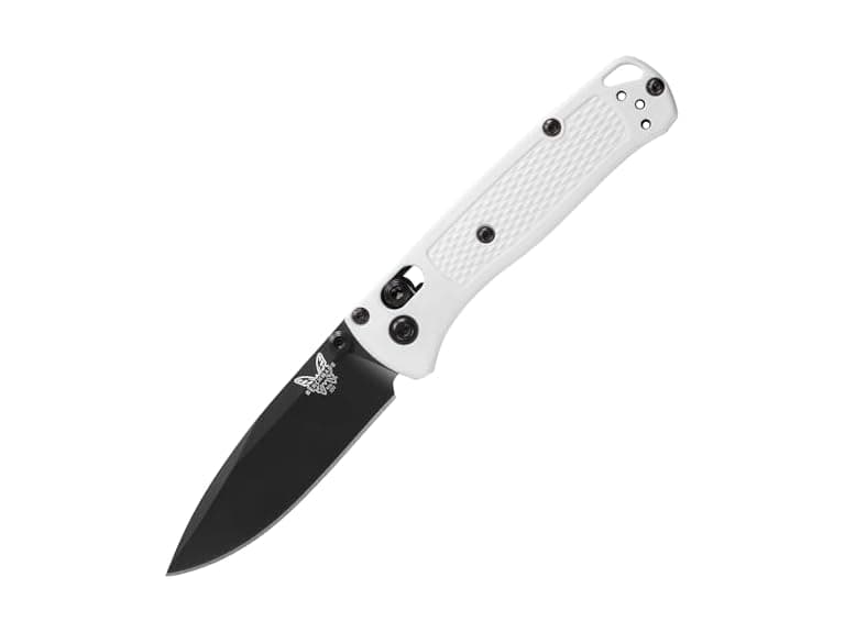 Benchmade Mini Bugout Knife - White Grivory - Cerakote Finish - Image 1