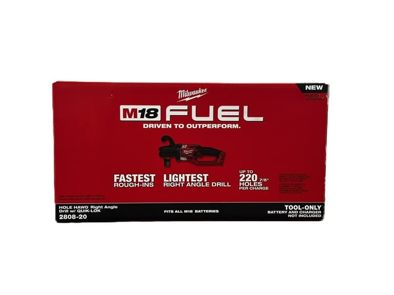 Milwaukee 2808-20 M18 Brushless Right Angle Drill - Image 1