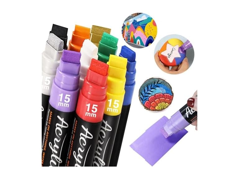 15mm Jumbo Poster Markers (10 pieces) - Image 1