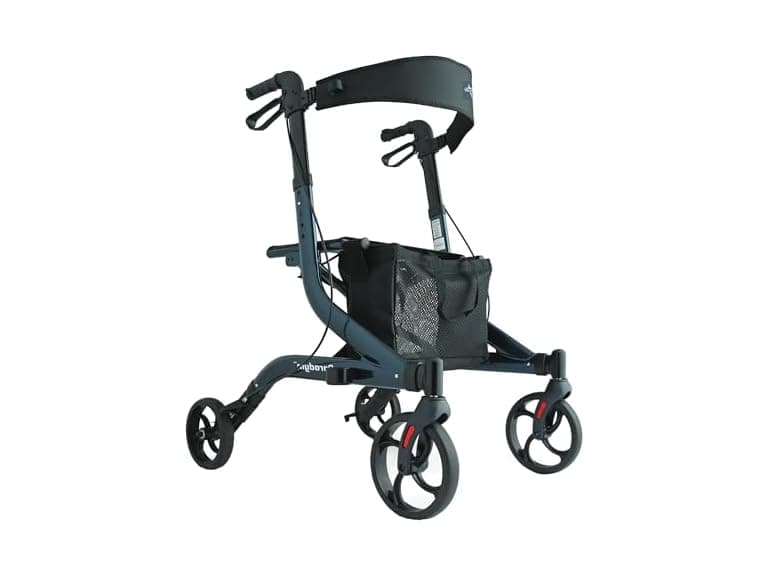 Medline Foldable Rollator Navy - Image 1