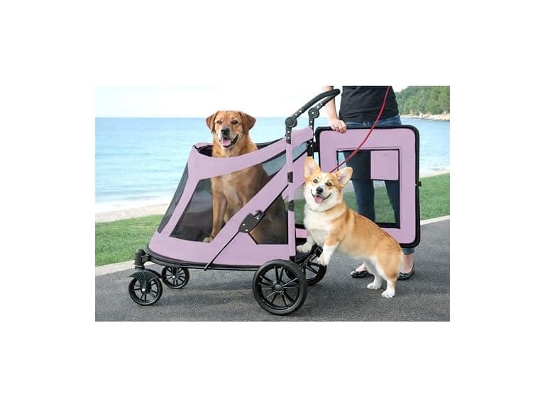 Pet Gear NO-Zip Pet Stroller with Dual Entry - Image 1