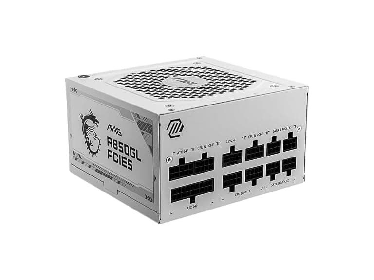 MSI MAG A850 GL PCIE5 WHITE 80PLUS GOLD - Image 1