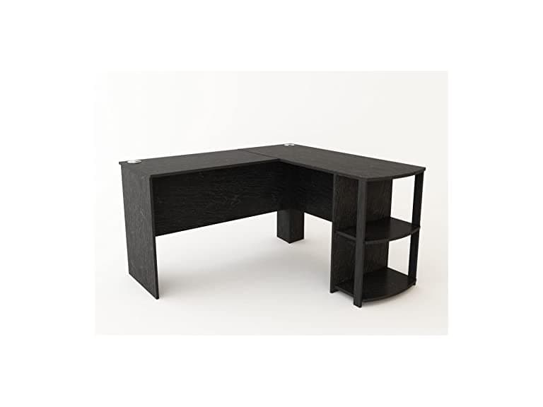Ameriwood Dakota L-Desk Black Oak - Image 1