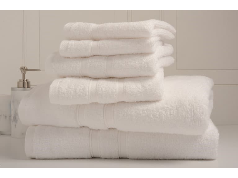 6-Piece Zero Twist Cotton Towel Set - Image 1