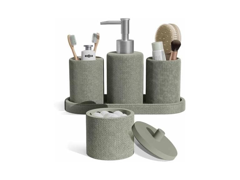 Clara Clark 5pc Bathroom Set - Image 1