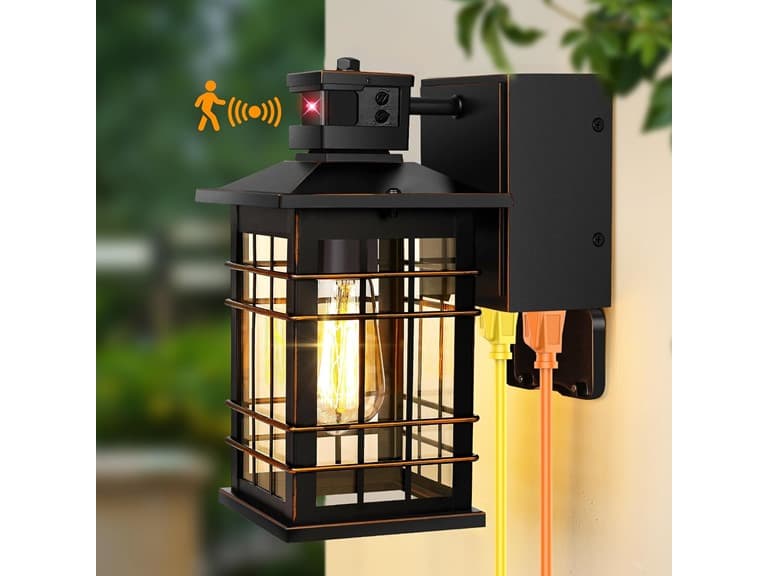 Kondras Porch Light with GFCI Outlets Built-in, Your Choice - Image 1