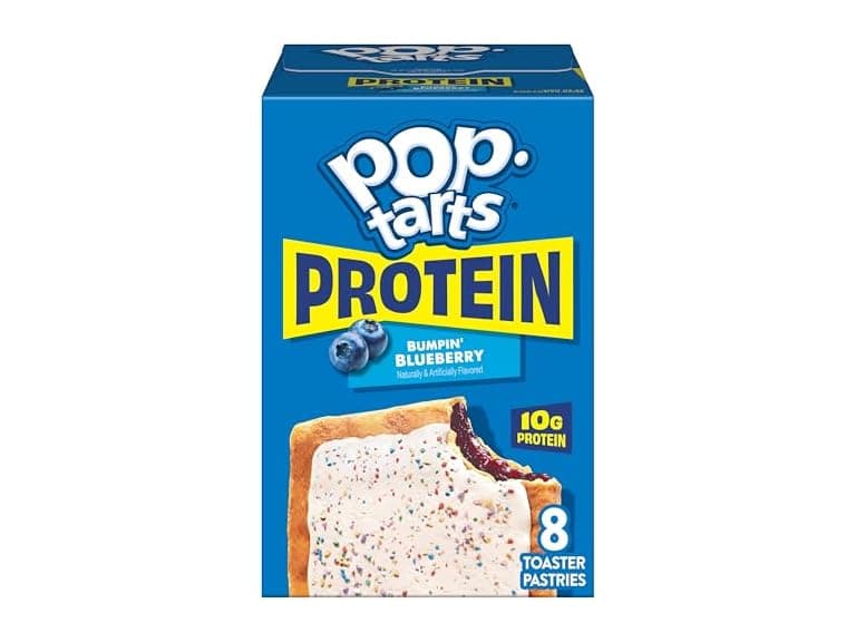 8CT Pop-Tarts Protein Toaster Pastries, Blueberry - Image 1