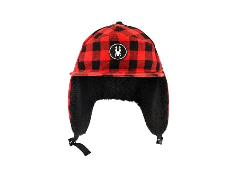 Spyder Mens Sherpa Ear Flap Panel Hat - Image 1