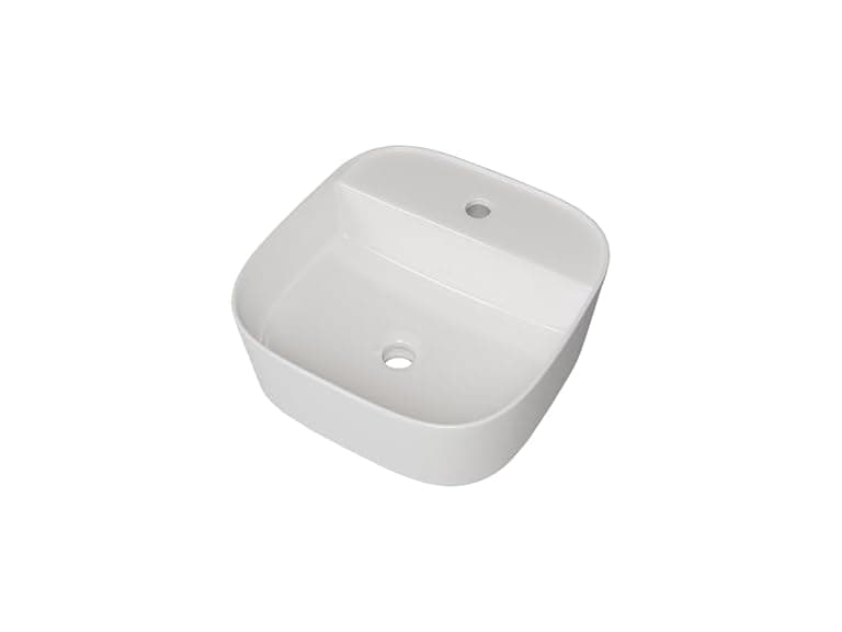 Gerber Cymira 16 in. Soft Square Vessel Bathroom Sink - Image 1