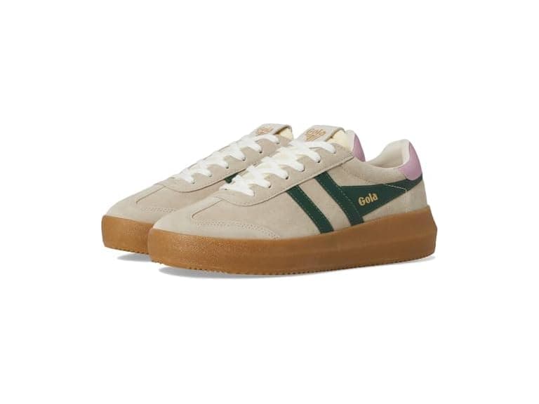 Gola Womens Athena, Bone/Evergreen/Candy - Image 1