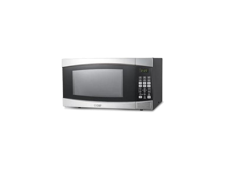 COMMERCIAL CHEF Stainless Steel 1.4 Cubic Foot Microwave - Image 1