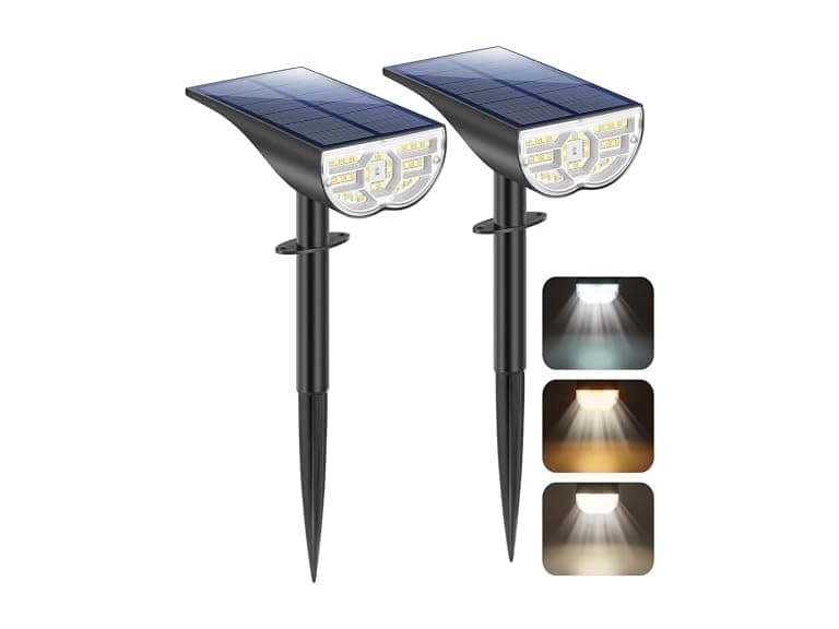 TOBUSA Solar Spot Lights Outdoor 5 Modes - Image 1