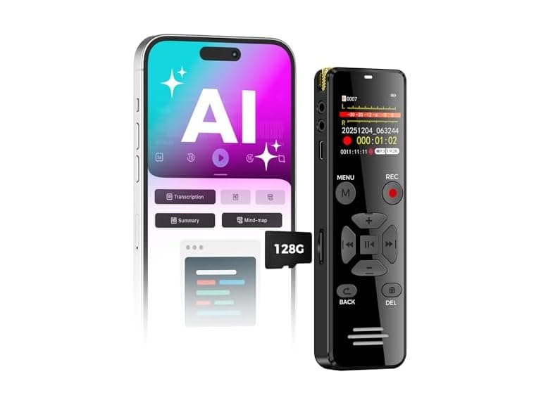 YIVIDA AI Digital Voice Recorder - Image 1