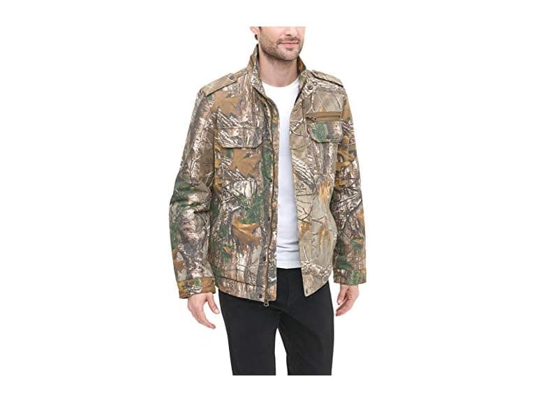 Levi's Men Cotton Military Jacket - Image 1