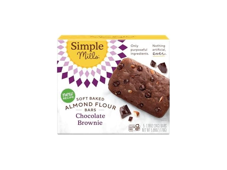 Simple Mills, Bar Almond Flour Chocolate Brownie - Image 1