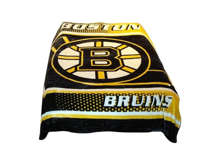 Boston NHL Licensed Throw Blanket - Image 1